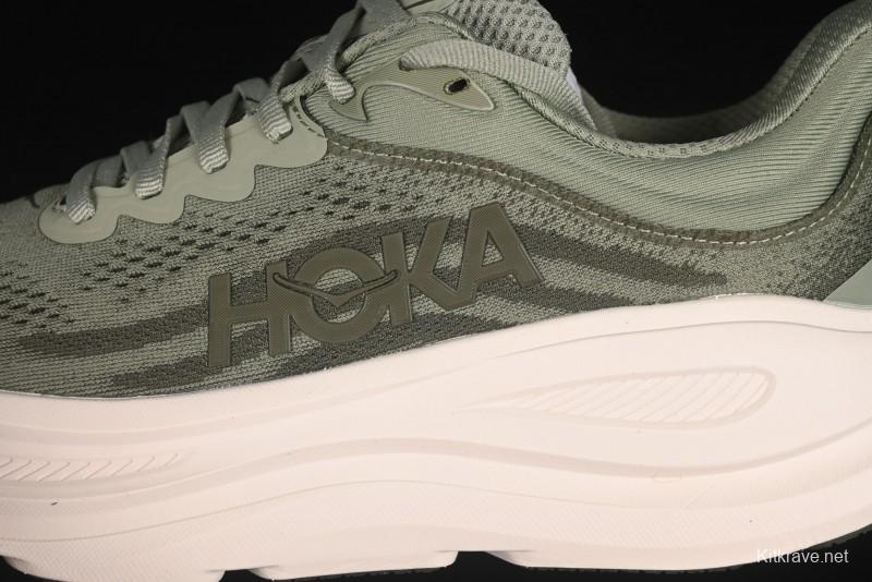 HOKA ONE ONE Bondi 9 Cushioned Running Shoes with Soft EVA Midsole - 1162011 SSSC