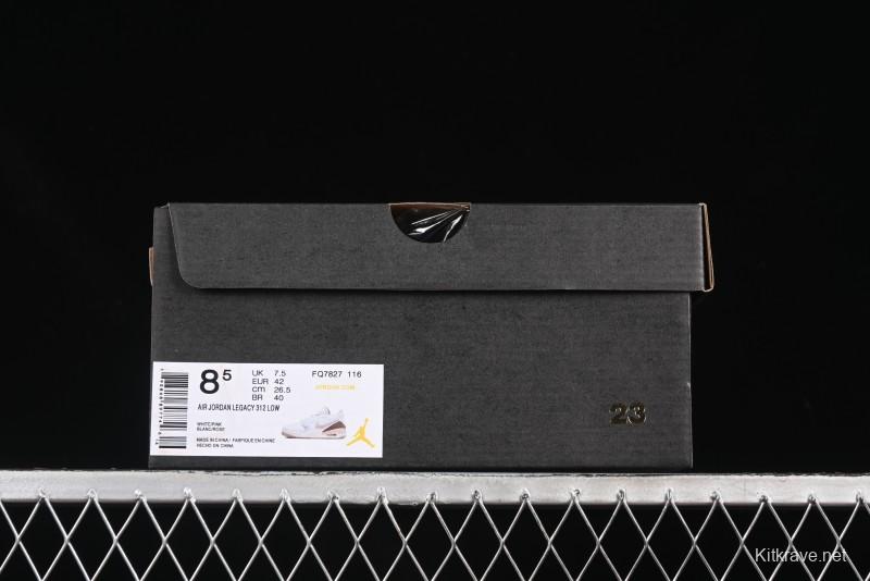 Nike Air Jordan Legacy 312 Low Retro Sneakers with Velcro Strap - FQ7827-116