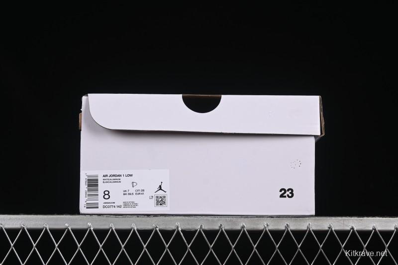 Nike Air Jordan 1 Low AJ1 White Blue Casual Sneakers - DC0774-142