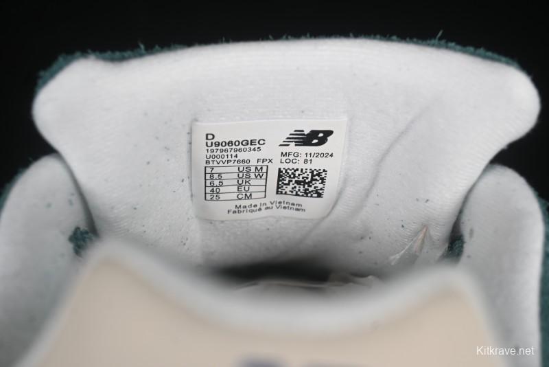 New Balance NB9060 Series Retro Casual Running Shoes with ABZORB Cushioning - U9060GEC