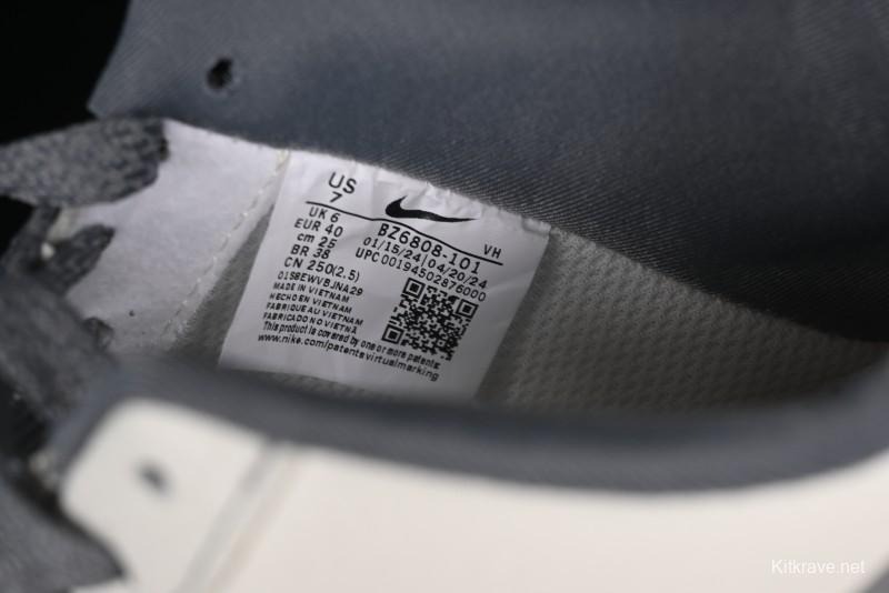 Nike Air Force 1'07 Low Stussy Collaboration Woven Fabric Low-Top Casual Sneakers - BZ6808-101