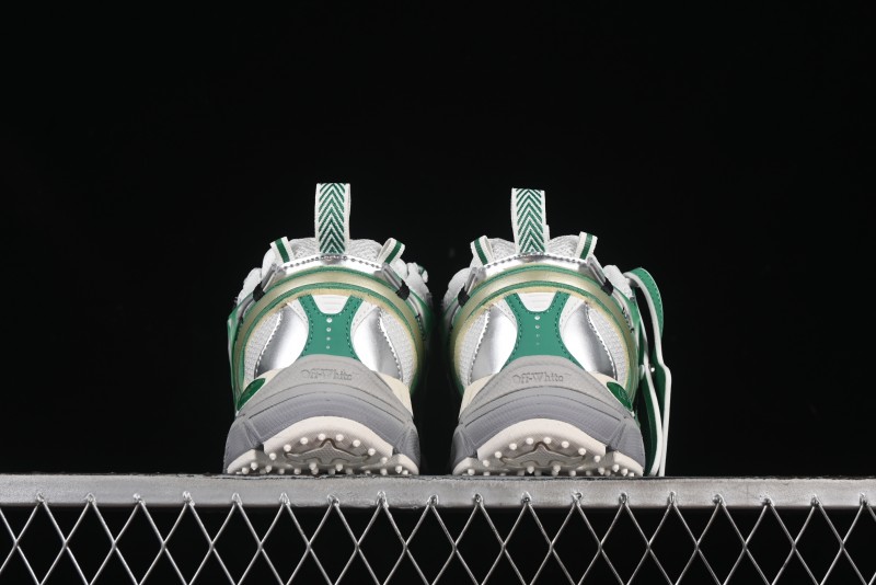 Off-White Be Right Tie-Dye Green Low-Top Lifestyle Casual Shoes - X.E5