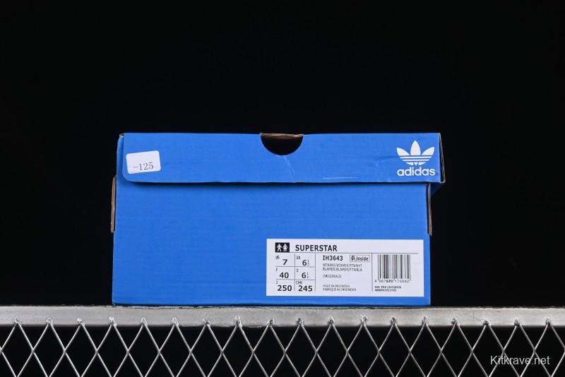 Adidas Clot Superstar Shell Toe Casual Sneakers with Serrated Design - IH3643