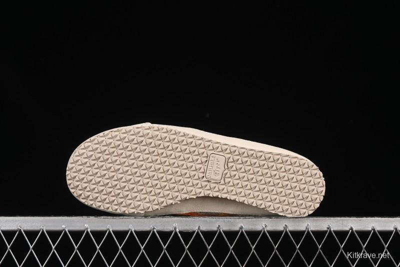 Onitsuka Tiger Mexico 66 Sabot Slip-On Sneakers with Breathable Mesh Upper - 1183C123-251