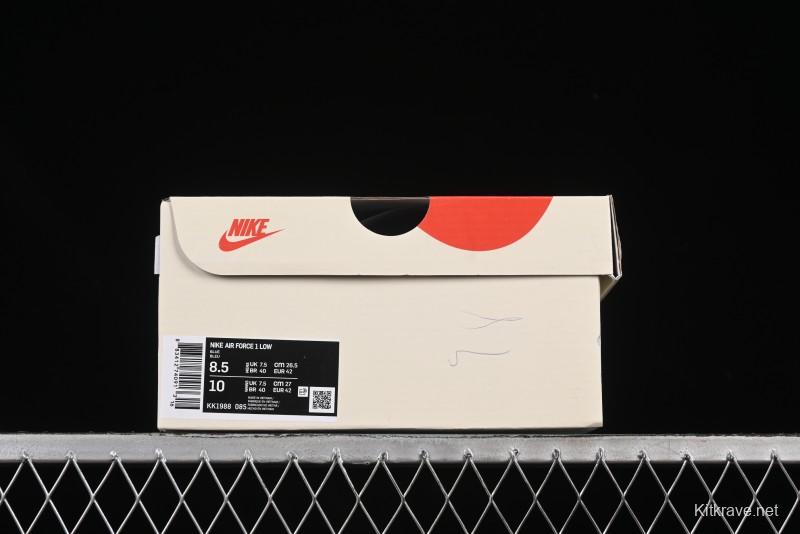 Nike Air Force 1'07 Low Gucci Collaboration Navy Blue Casual Sneakers - KK1988-085