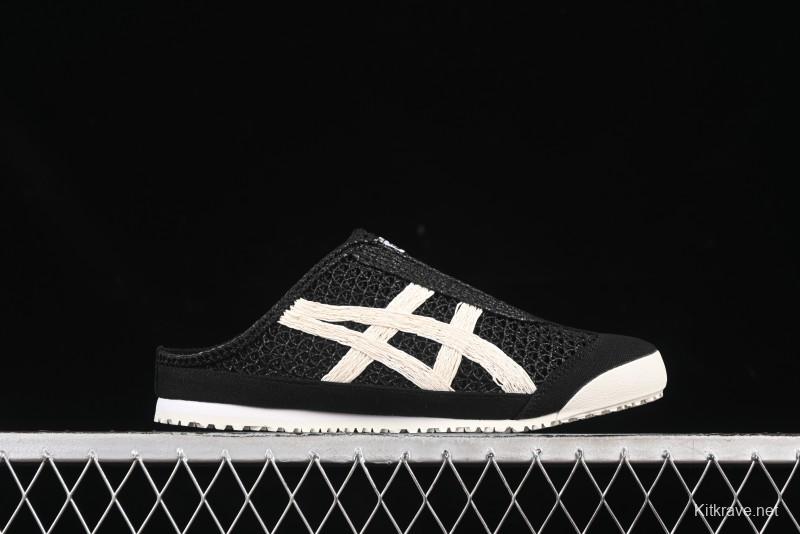 Onitsuka Tiger Mexico 66 Sabot Slip-On Shoes with Breathable Mesh Upper - 1183C123-001