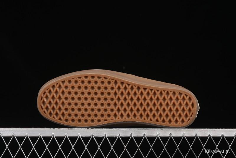 Vans Premium Authentic Suede Retro Sneakers with Translucent Rubber Sole - VN000CRQBYS