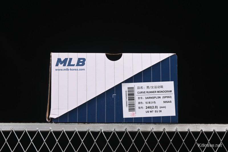 New York Yankees MLB Chunky Curve Runner Monogram Thick Sole Casual Running Shoes - 3ARNSPL5N50SAS