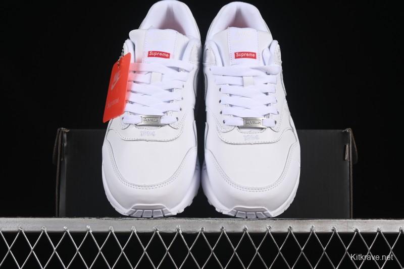 Nike Air Max 1 Retro Running Shoes with Half-Sole Air Cushion - HF8813-100