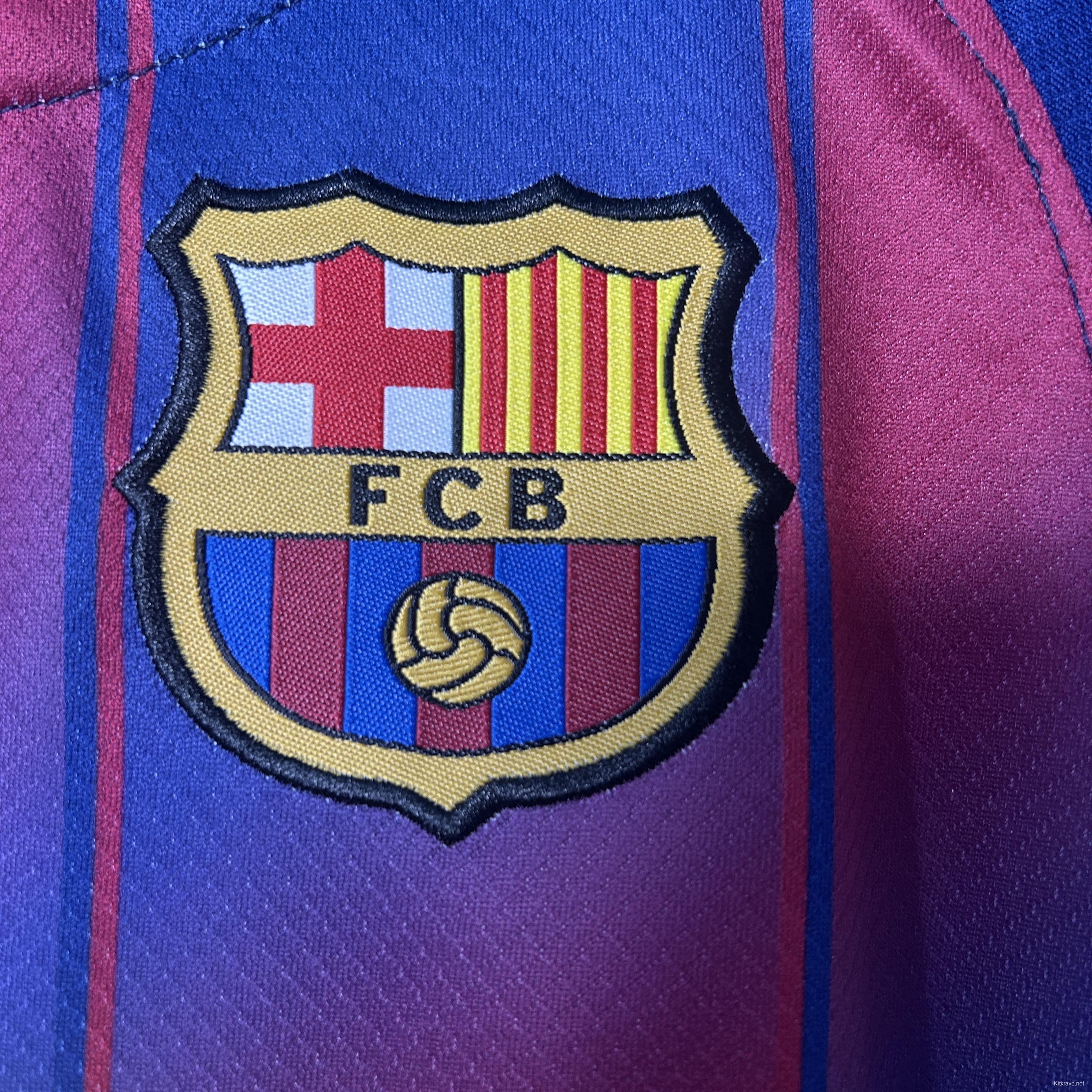 25/26 Kids Barcelona Home Size 16-28 Jersey