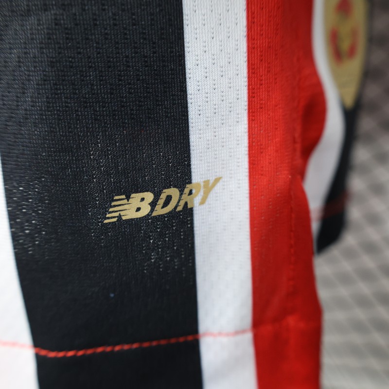 Player Version 25/26 Sao Paulo Home Jersey With Full Sponsors