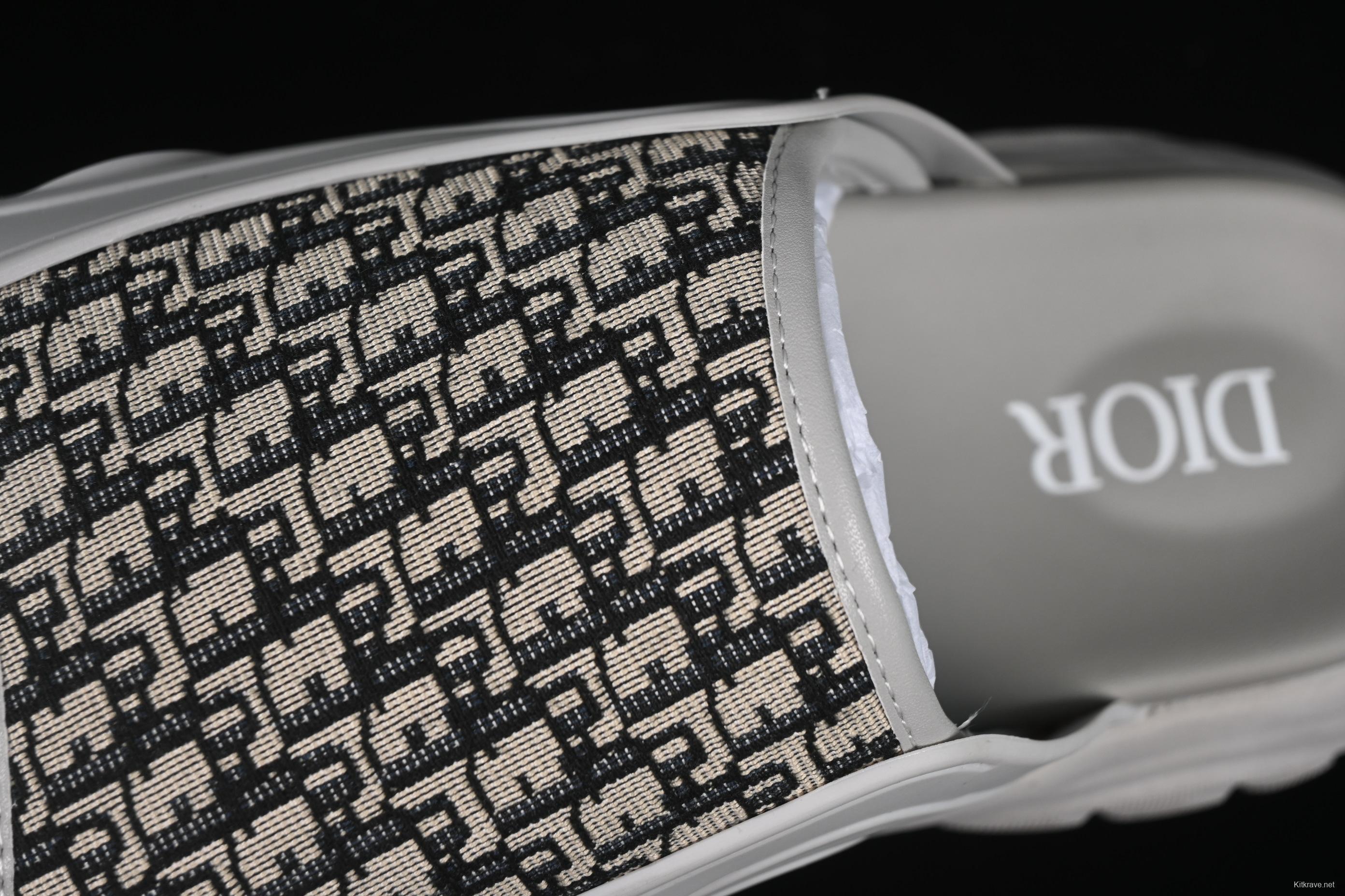 Dior H-Town Oblique Summer Men's Platform Casual Sandals - 3SA132ZYF