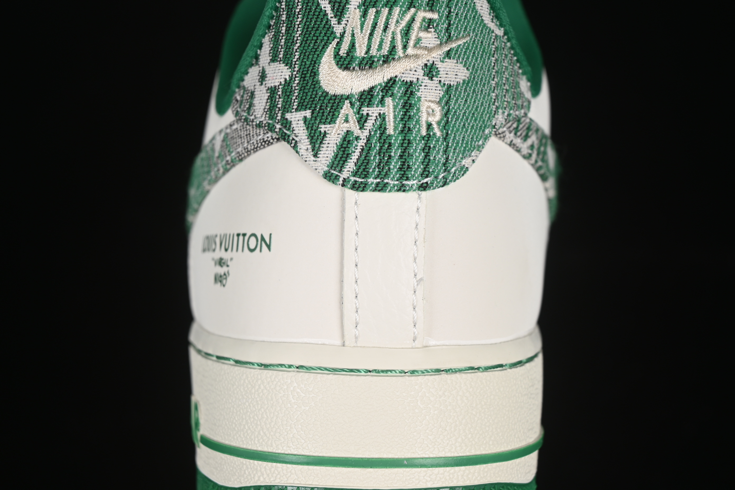 Nike Air Force 1 '07 Low LV Collaboration Green Denim Casual Sneakers - SC9207-538