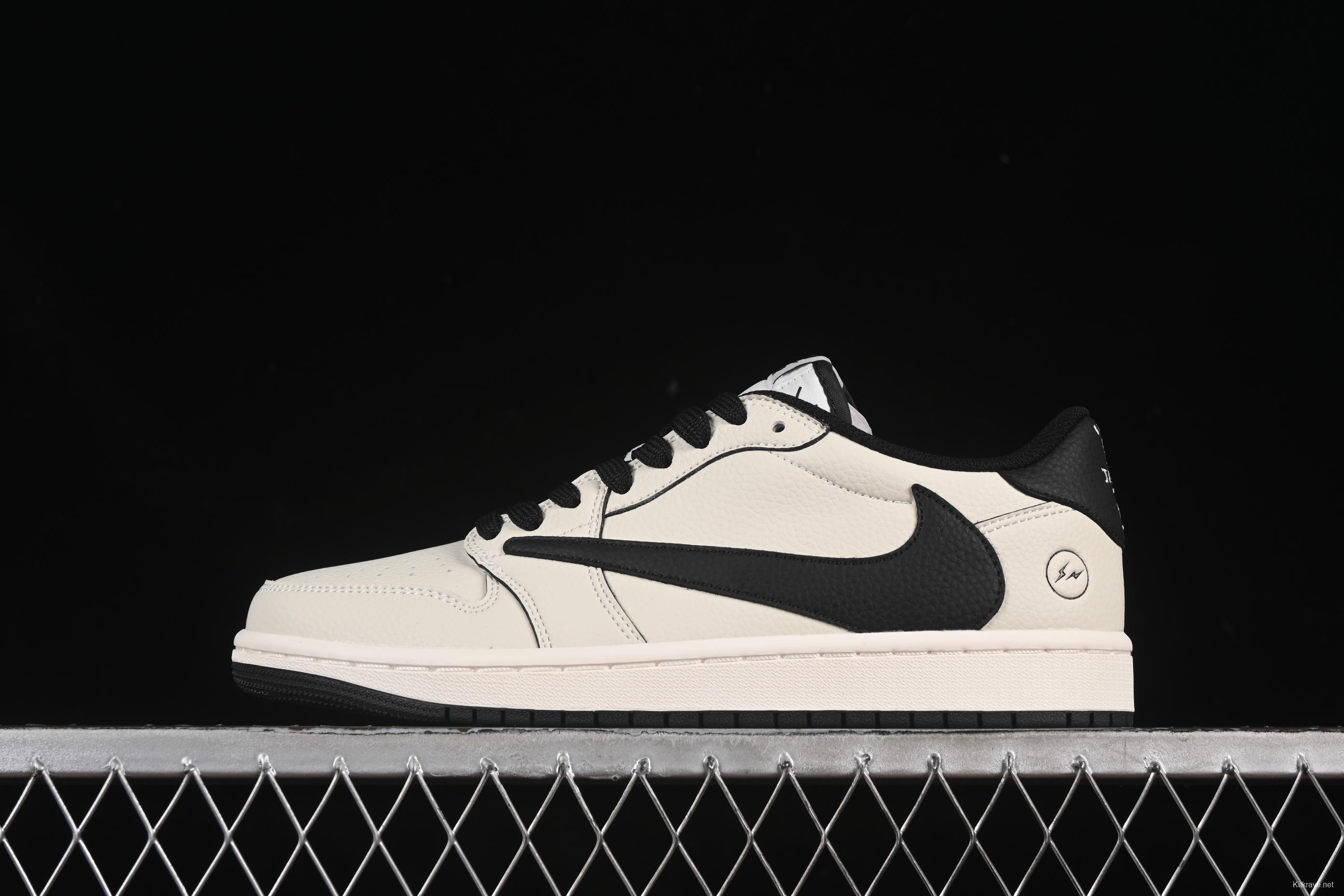Nike Travis Scott x Fragment Design x Air Jordan 1 Low OG SP AJ1 Sneakers - LK1099-061