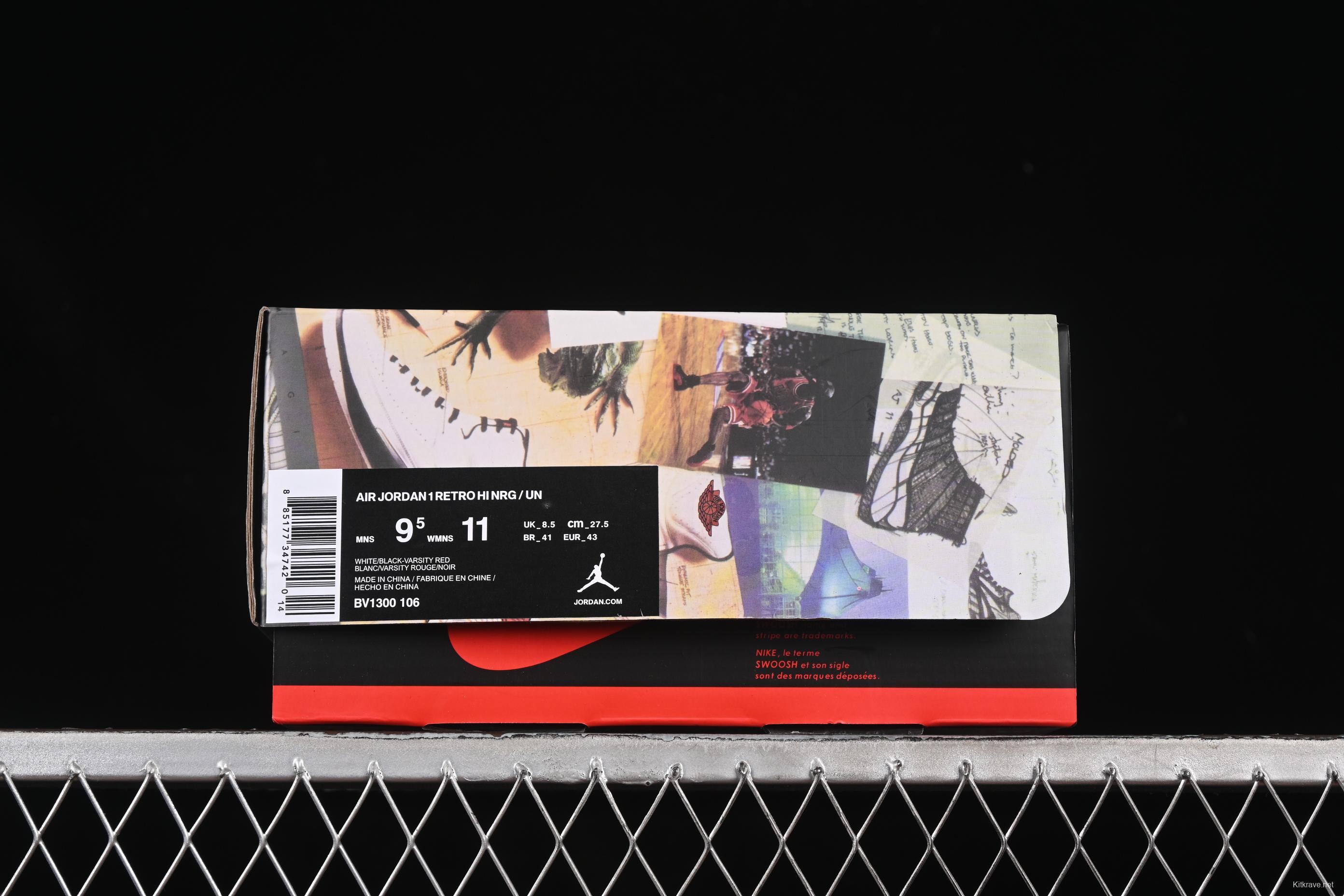 Nike Union x Air Jordan 1 Retro High PK NRG Sneakers - BV1300-106