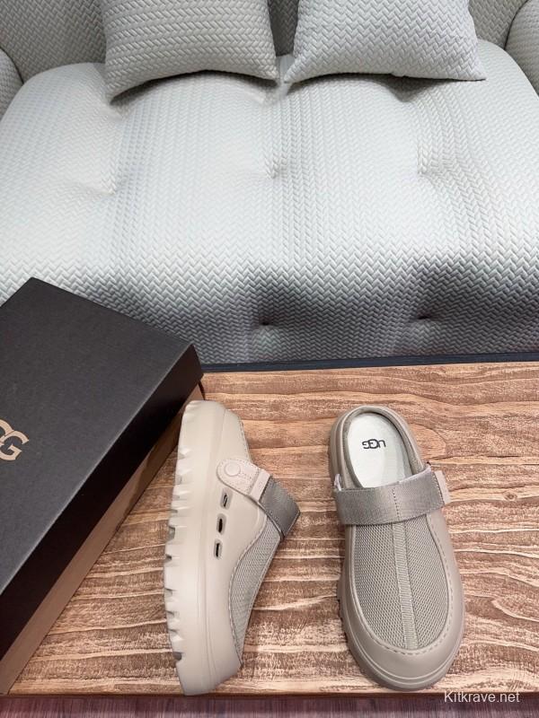2025 UGG Beige Mesh Slippers