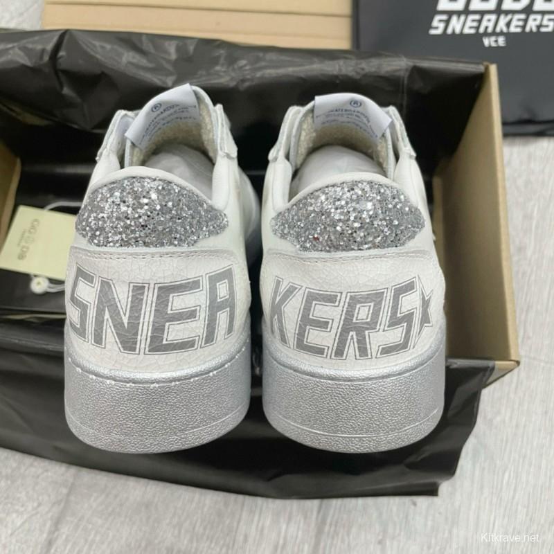 2024 Unisex GGDB White Grey Leather Sneakers MJ00260