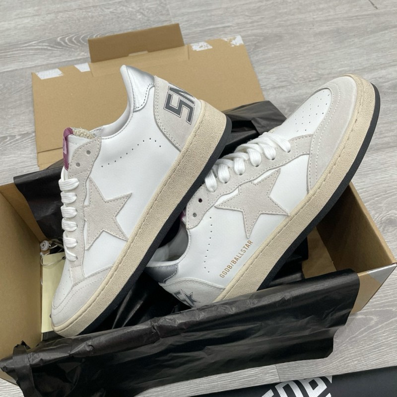2024 Unisex GGDB White Grey Suede Leather Sneakers MJ00260