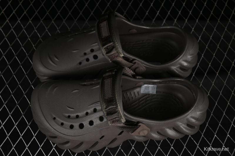 Crocs Bobs Flat Heel Closed Toe Slip-On Beach Clog Sandals - B.D4