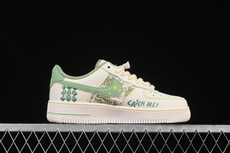 Nike Air Force 1'07 Low Bubble Mart Dimoo Casual Sneakers - FJ7740-110