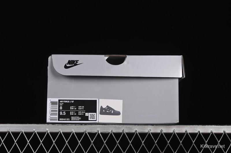 Nike Comme Des Garcons Air Force 1 Low Casual Sneakers with Full-Length Air Cushion - IB9949-001