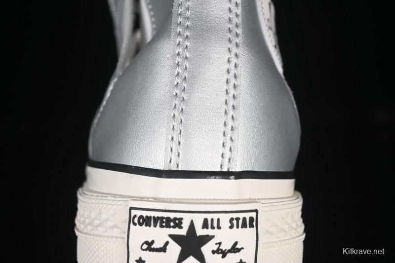 Converse Chuck 1970s Future Silver High-Top Casual Sneakers - A15187C