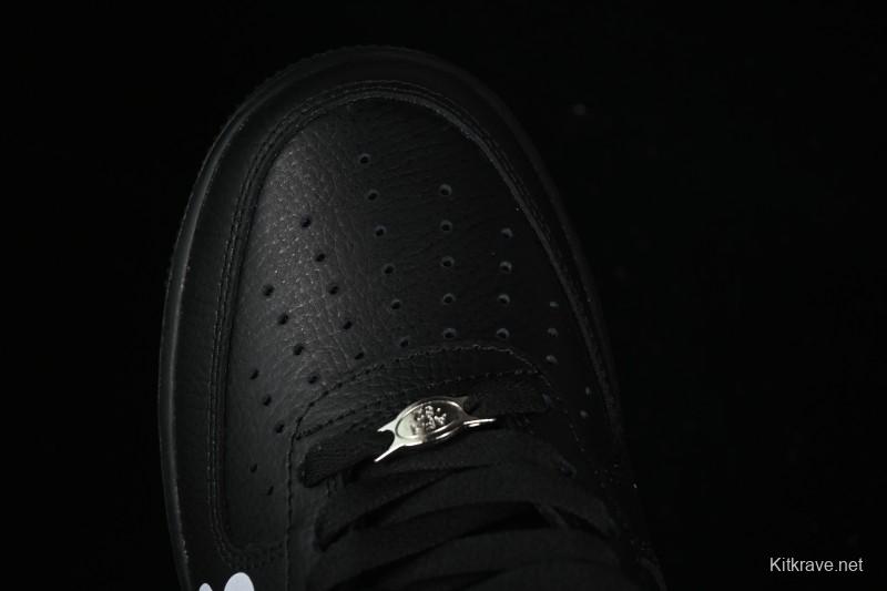 Nike Comme Des Garcons Air Force 1 Low Casual Sneakers with Full-Length Air Cushion - IB9949-001