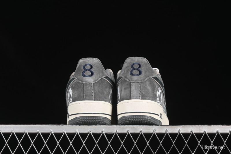 Nike Air Force 1'07 Low Grey Faced Prince Casual Sneakers - YD2452-808