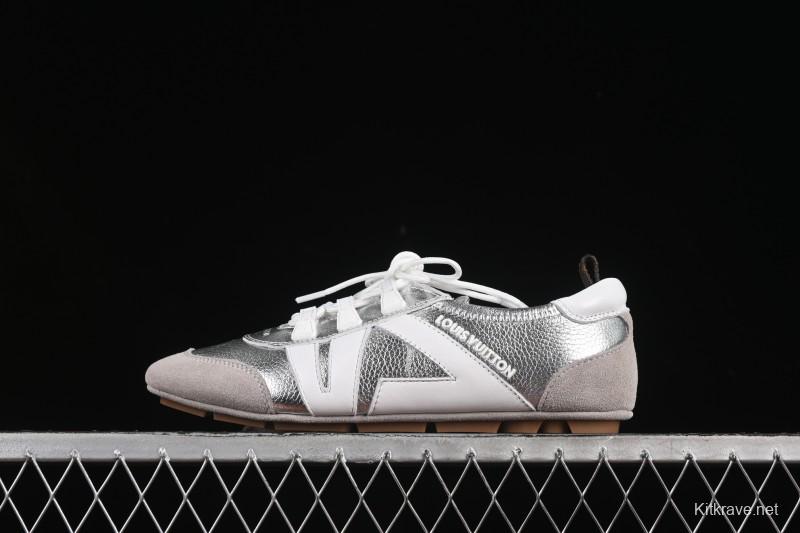 Louis Vuitton Sneakerina Round Toe Lace-Up Ballet Style Flat Training Shoes - N.F6