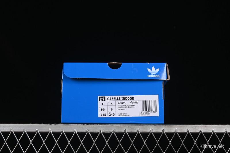 Adidas Originals Gazelle Indoor Retro Casual Slip-Resistant Wear-Resistant Low-Top Skate Shoes - JH5403
