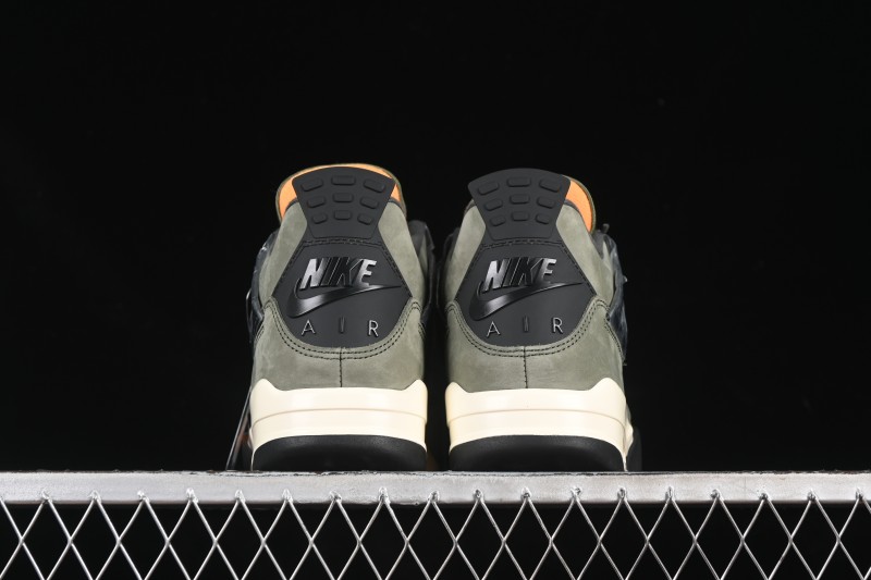 Nike Air Jordan 4 Retro OG Undefeated Collaboration Olive Green Suede - IB1519-200