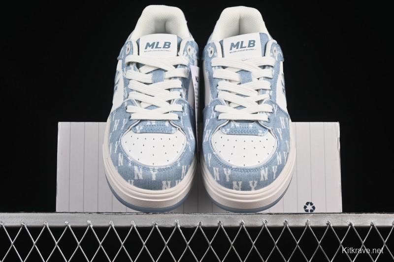 Adidas NY MLB Chunky Liner Embo Monogram New York Yankees Height-Increasing Thick Sole Casual Running Shoes - 3ASXV015N50BLS