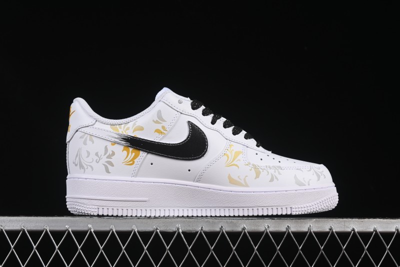 Nike Air Force 1'07 Low East Fence Drunk Chinese Style Gradient Yellow Low-Top Casual Sneakers - ZH0316-082