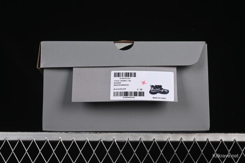 Balenciaga Runner Kith Four Color Retro Casual Shoes - W3RMU1100