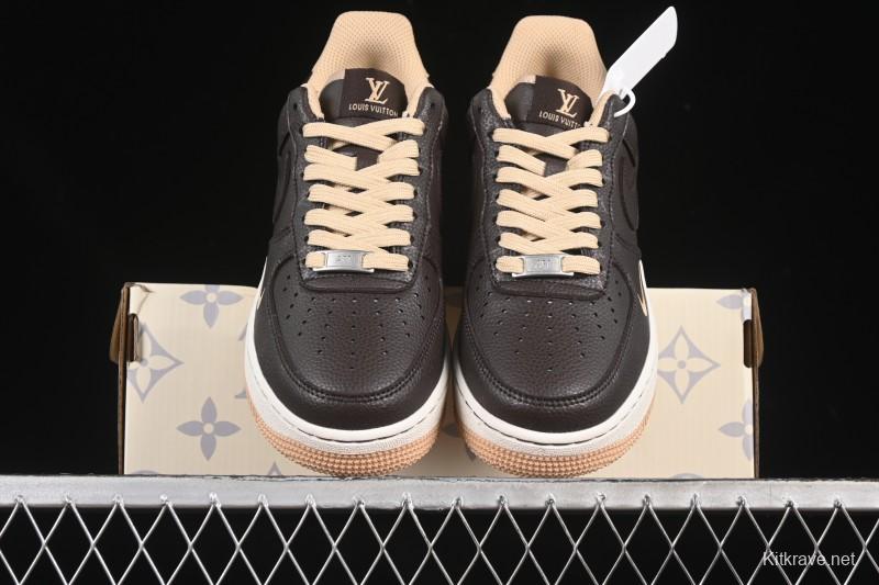 Nike Air Force 1 '07 Low LV Collaboration Coffee Brown Casual Sneakers - LW9279-007