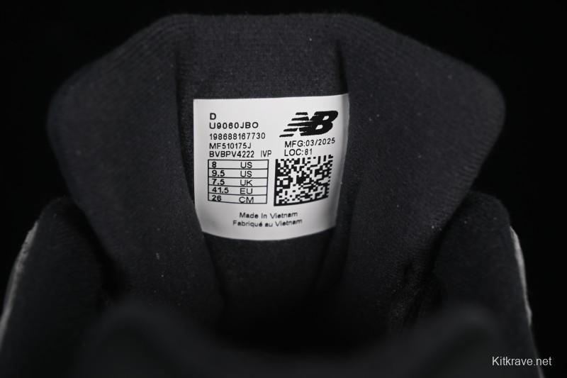 New Balance 9060 Collaborative Retro Casual Running Shoes - U9060JBO