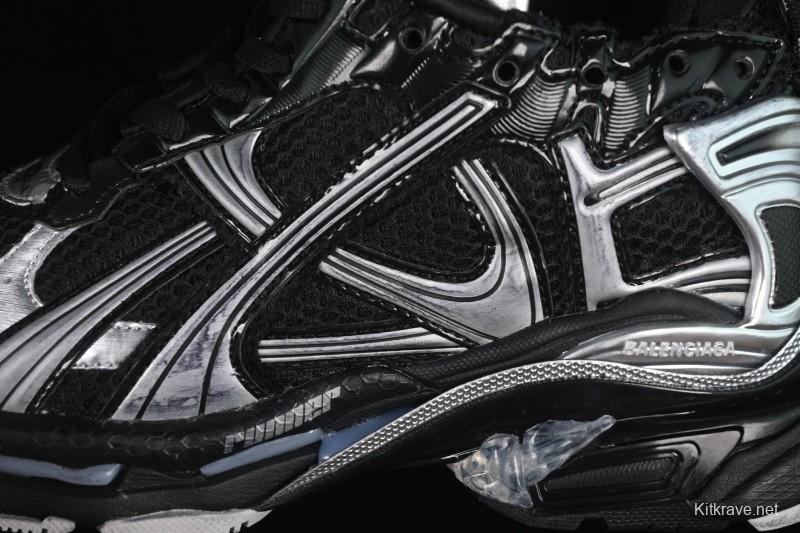 Balenciaga Runner Kith Four Color Retro Casual Shoes - W3RMU1100