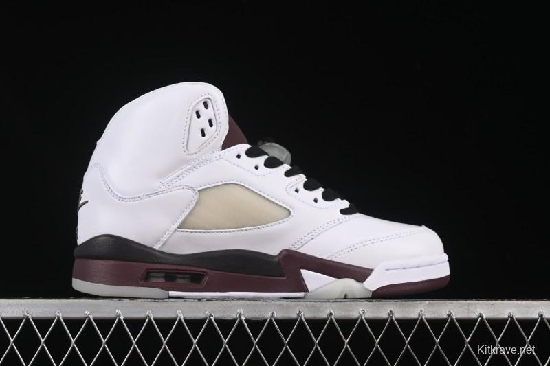 Nike A Ma Maniere x Air Jordan 5 Retro Basketball Shoes with Violet Ore Design - IB1528-100
