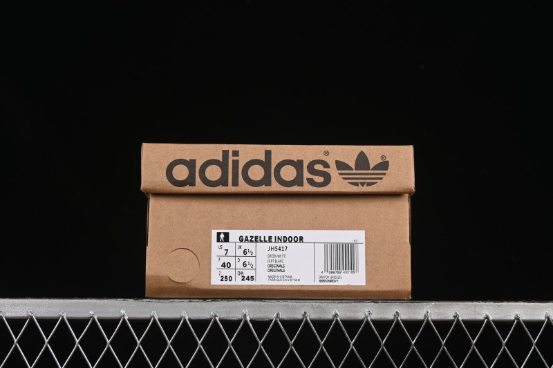 Adidas Originals Gazelle Indoor Retro Casual Slip-Resistant Wear-Resistant Low-Top Skate Shoes - JH5417