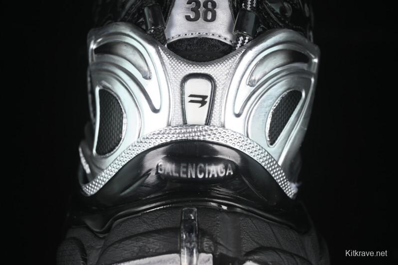 Balenciaga Runner Kith Four Color Retro Casual Shoes - W3RMU1100