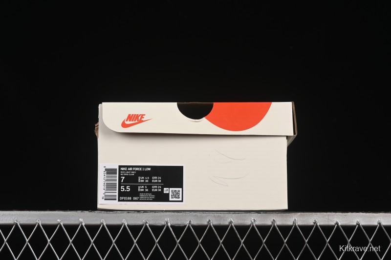 Nike Air Force 1 '07 Low Gucci Collaboration Ice Blue Low-Top Casual Sneakers - DF0188-067