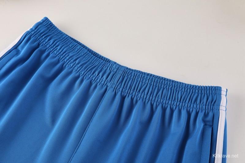 2025 Adidas Blue Short Sleeve Jersey+Shorts