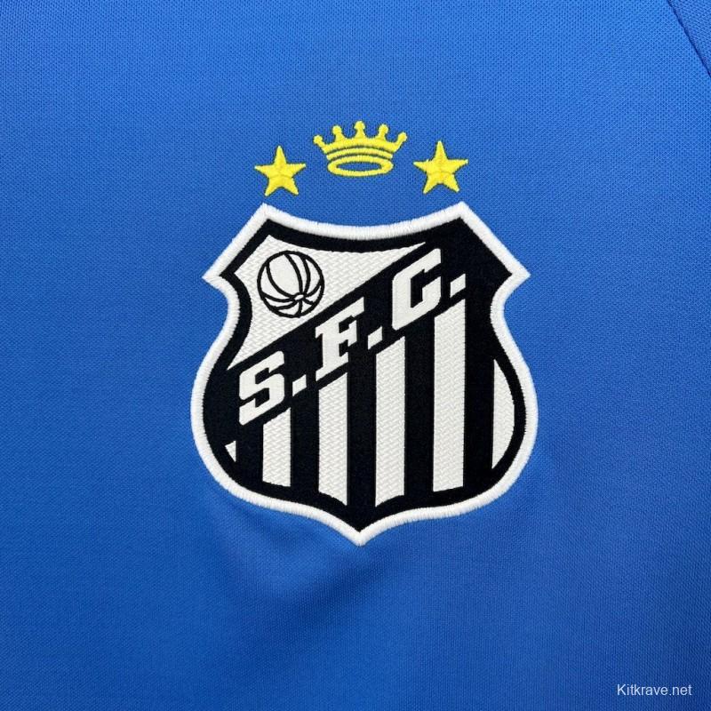 2025/26 Santos Blue Goalkeeper Jersey