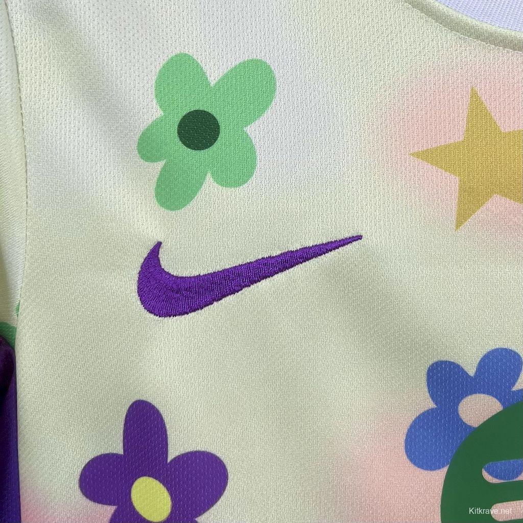 2025/26 KidsBarcelona Flower Special Edition Jersey