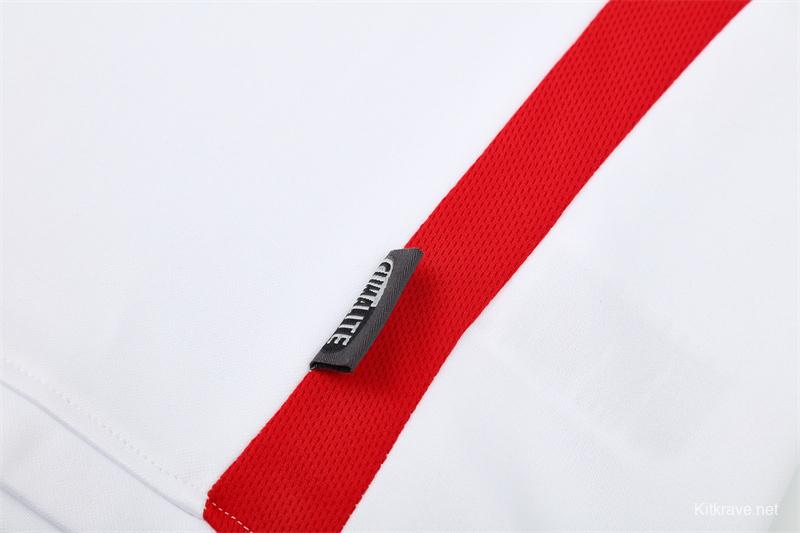 Retro 03/04 AC Milan White Half Zipper Jacket