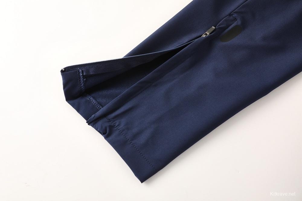 25/26 Adidas Navy Hoodie Full Zipper Jacket + Long Pants
