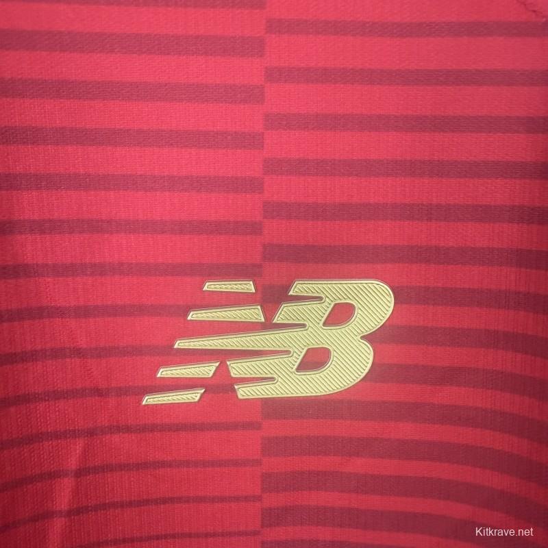 Player Version 25/26 Deportivo Toluca FC Red Home  Jersey