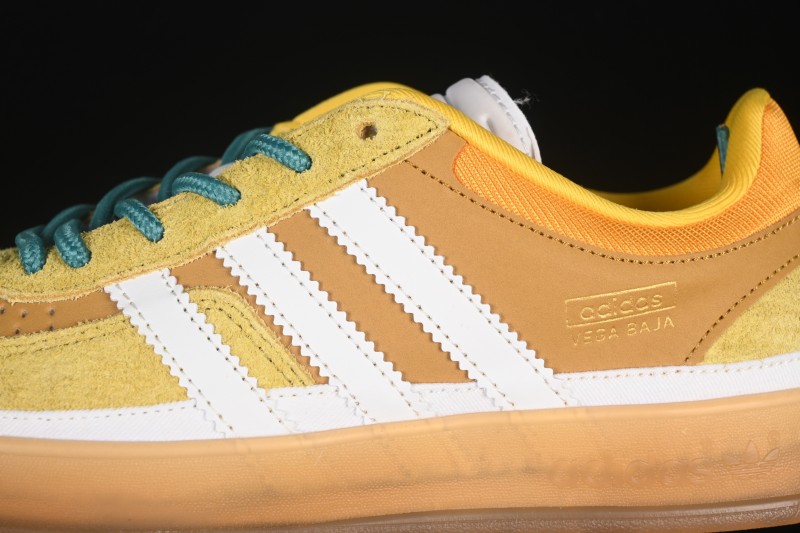 Adidas Gazelle Indoor Bad Bunny Collaboration Retro Low-Top Skate Shoes - JS5053