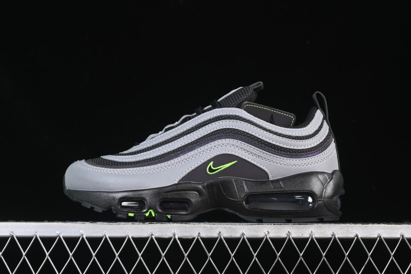 Nike Air Max 95/97 Thunder Retro Running Shoes with Full-Sole Air Cushion - IM2174-001