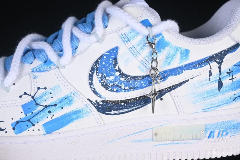 Nike Air Force 1 '07 Low Sagittarius Hand-Painted Doodle Zodiac Series Low-Top Casual Sneakers - 11231221